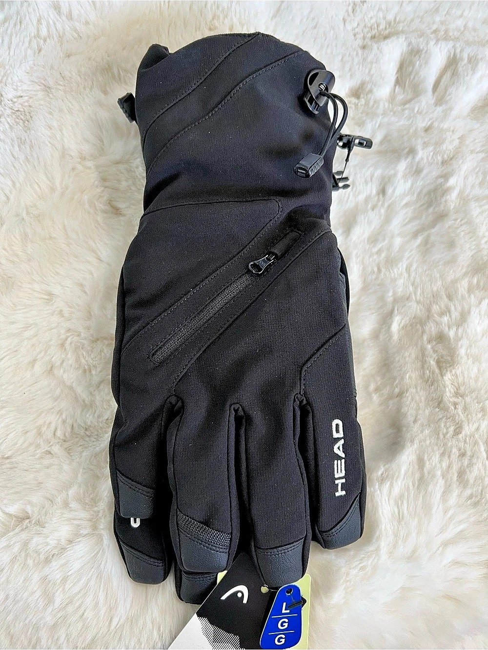 HEAD Unisex Adult Ski Gloves with DuPont Sorona Insulation Black #202